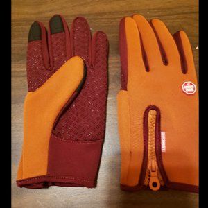 NC Autumn and Winter Cycling Men's and Women's Fleece gloves
